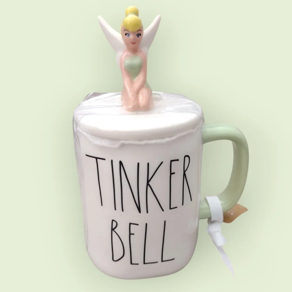 Tinker Bell Ceramic Mug with Lid